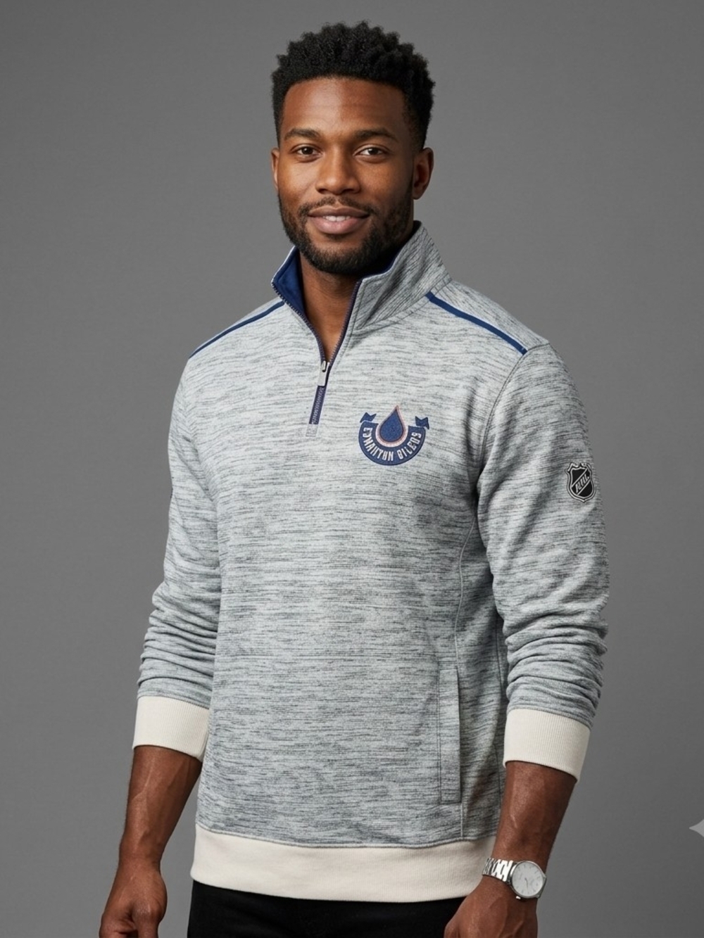 Fanatics Heritage Classic 20th Anniversary Edmonton Oilers Pullover Size Med